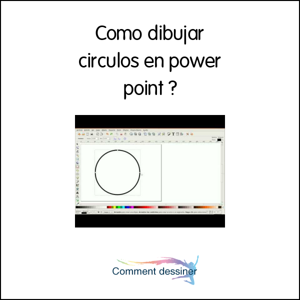 Como dibujar circulos en power point